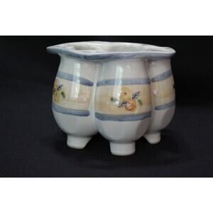 Louisville Stoneware Country Flower Primrose Vegetable Tumbler